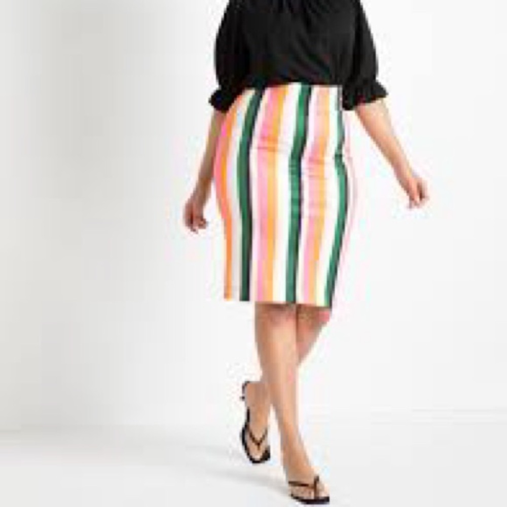 Eloquii neoprene pencil skirt